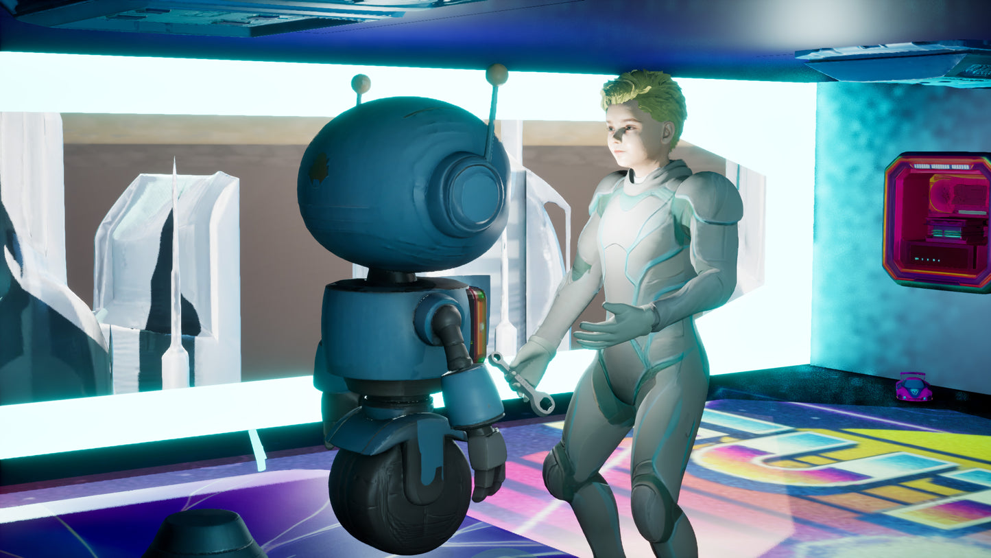 Elvis Ryder and His Glitchy Gearbot