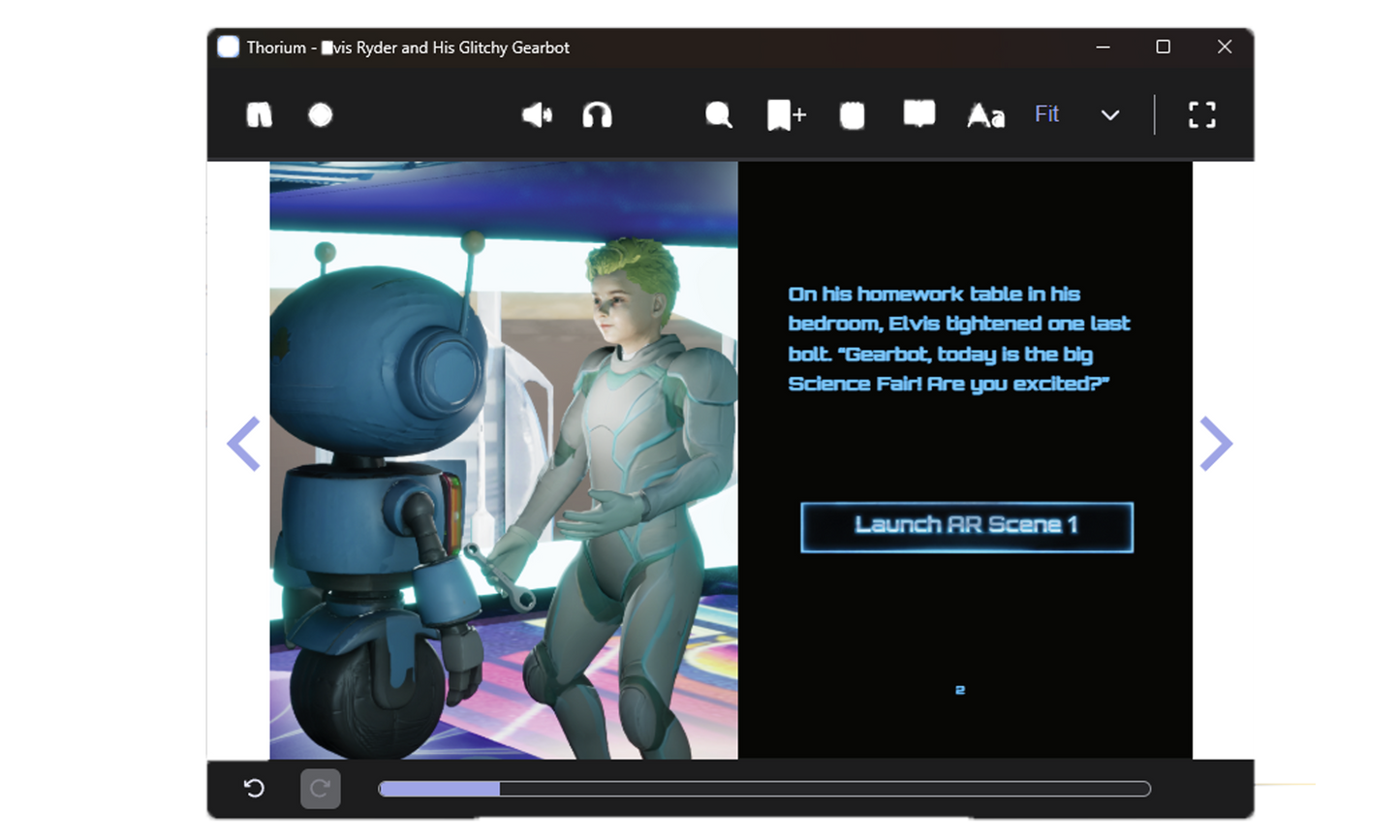 Elvis Ryder and His Glitchy Gearbot Complete AR Ebook (Ages 4-8)
