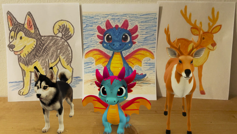 Custom Hologram from Your Child's Drawing