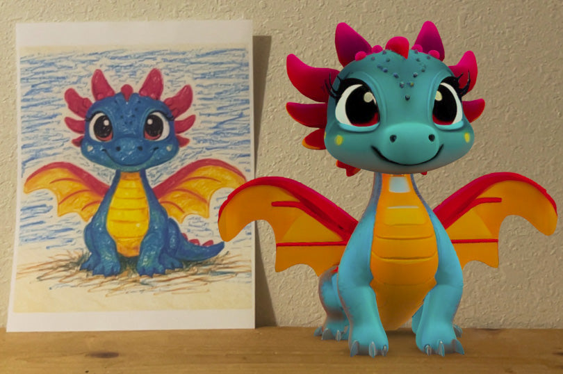 Custom Hologram from Your Child's Drawing