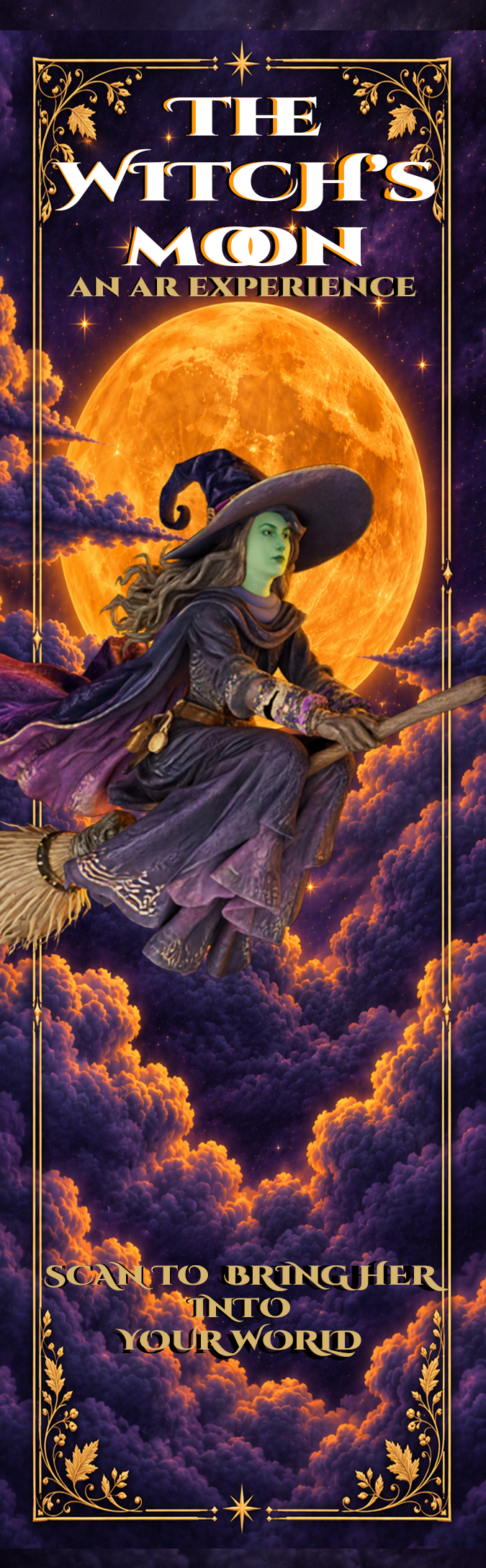 The Witch’s Moon AR Bundle — Card, Postcard & Bookmark (Instant Digital Download + Optional Personalization)