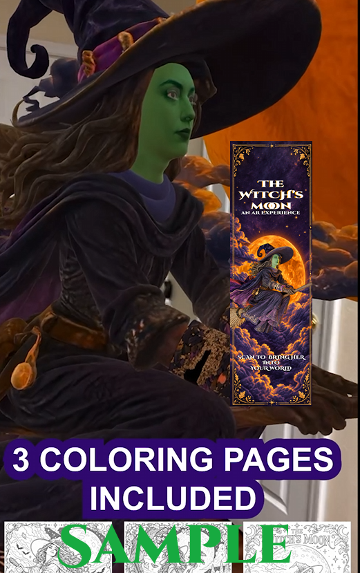 The Witch’s Moon AR Bookmark — Instant Digital Download + Optional Personalization